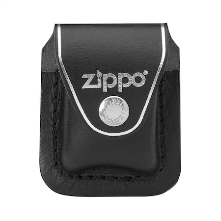 Zippo Black Lighter Pouch with Clip LPCBK